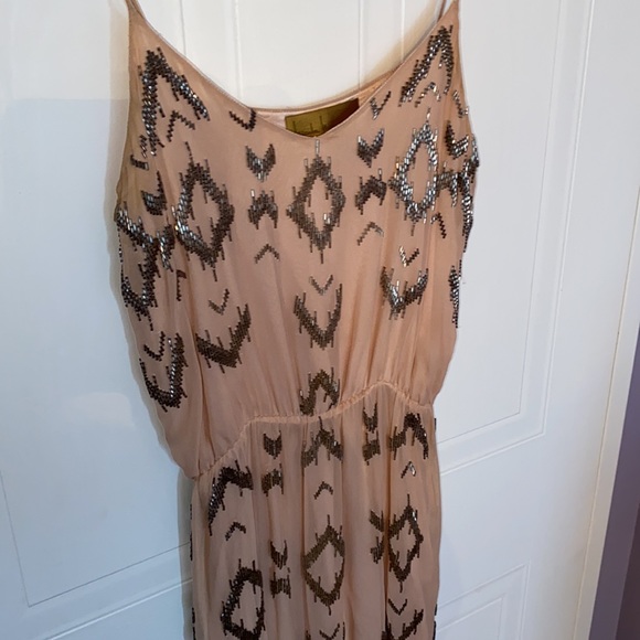 NICOLE MILLER MAXI DRESS WITH BEAD DETAIL - Picture 5 of 8